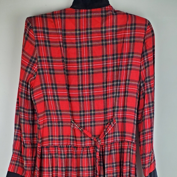 Vintage R.J. Stevens Petite Size 6 Midi Dress - Picture 2 of 8